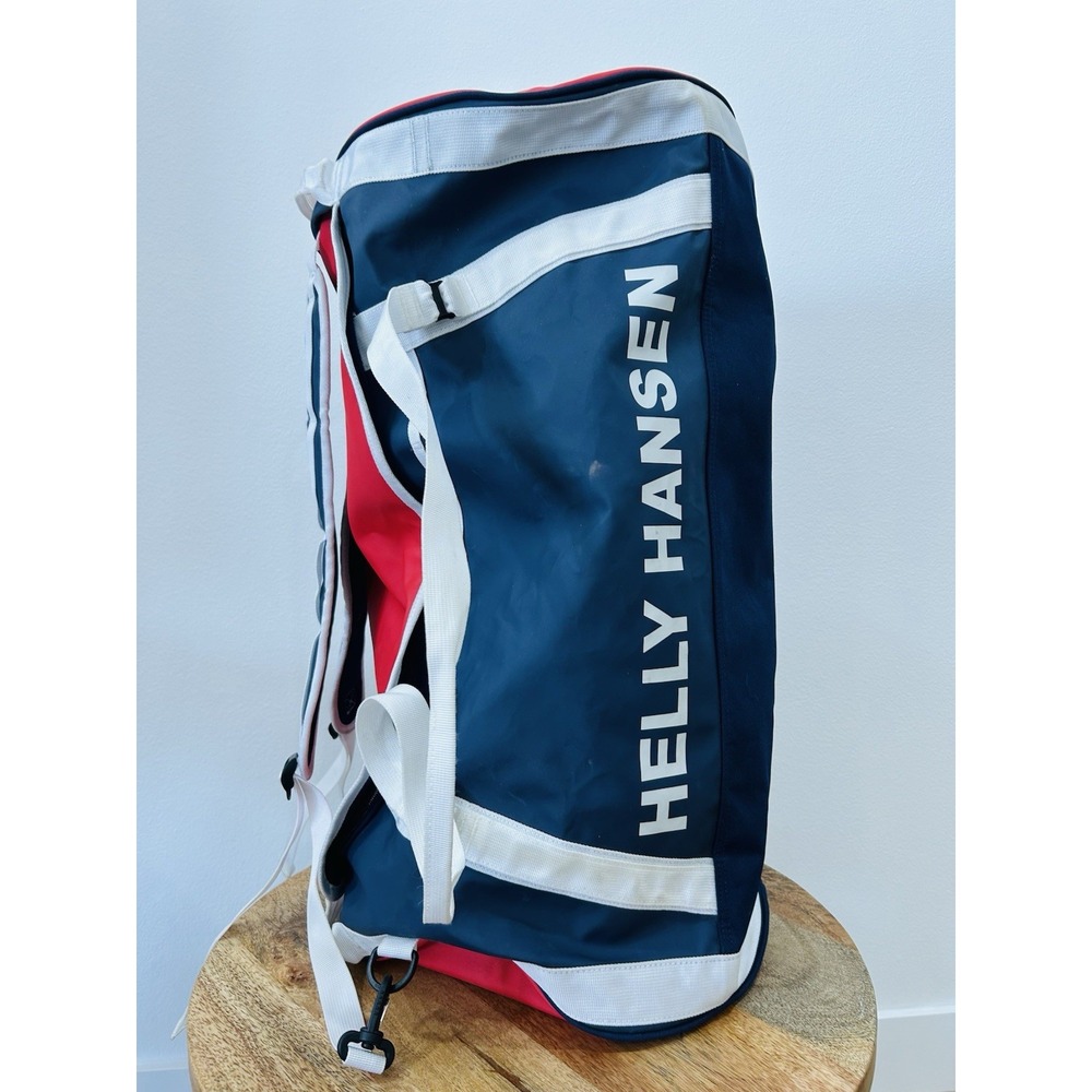 HH Duffel Bag 2 70Liter Backpack Duffel Red White Blue Waterproof